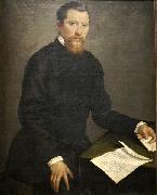 Giovanni Battista Moroni Portrait of a Man oil painting artist
